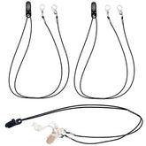 BTE wearable audio amplifier retention clip (pair)