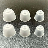 Closed CIC ear domes for mini wearable audio amplifiers (6-pack)