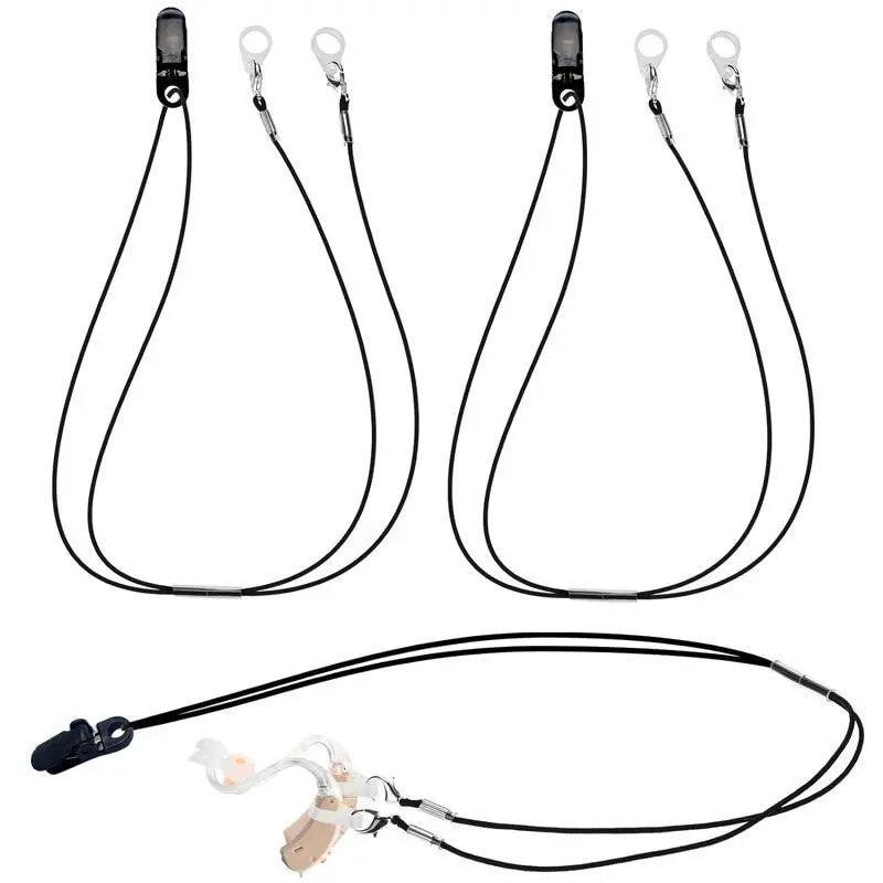 BTE wearable audio amplifier retention clip (pair)