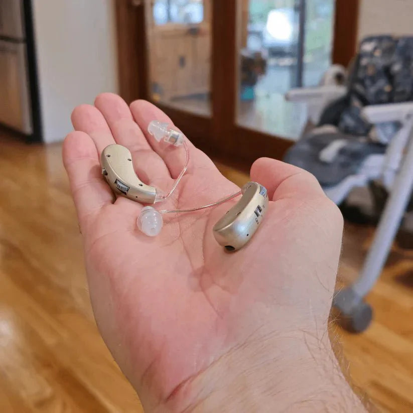 SH Horizon Ultra HD — invisible behind-the-ear wearable audio amplifier